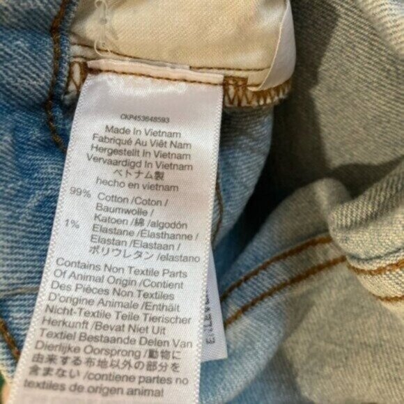 Madewell High Rise Distressed Boyfriend Boho Crop Light Minimalist Beachy Jeans - Picture 9 of 9